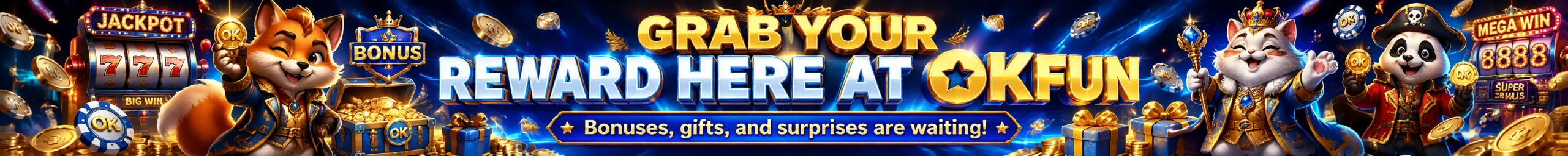 get rewards at okfun