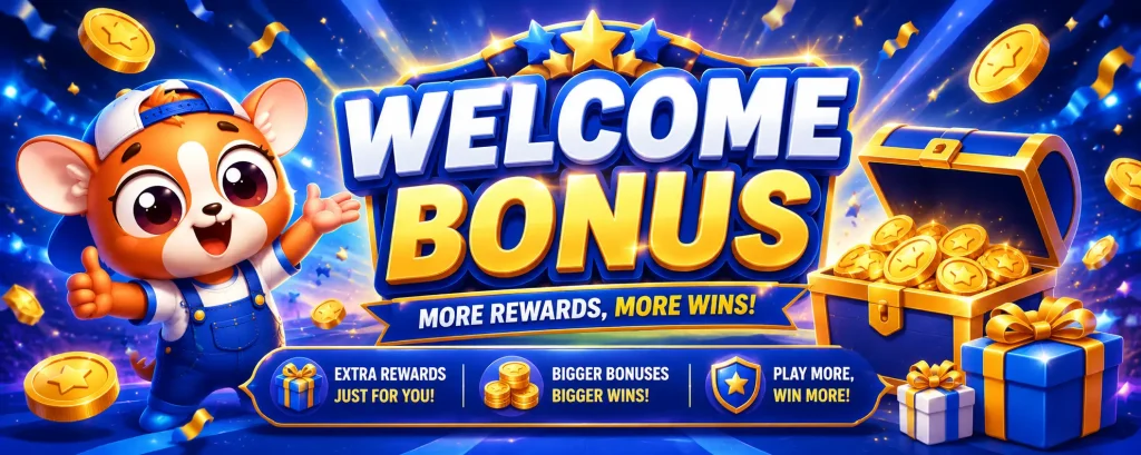 welcome bonus banner