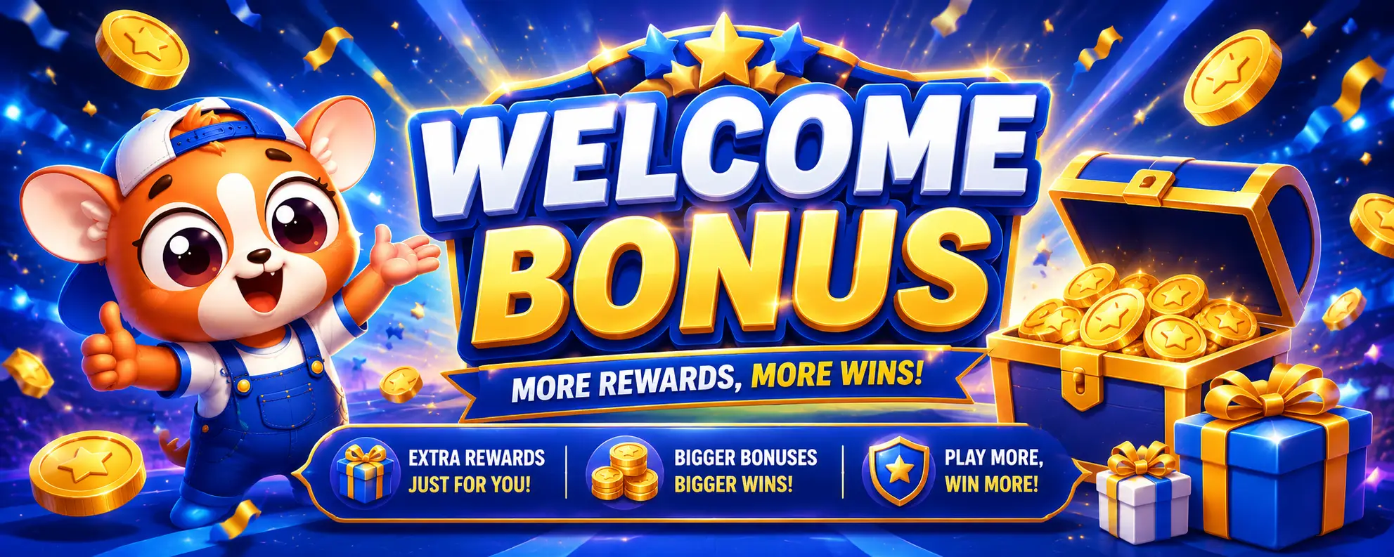 welcome bonus banner