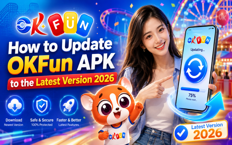 how to update okfun apk